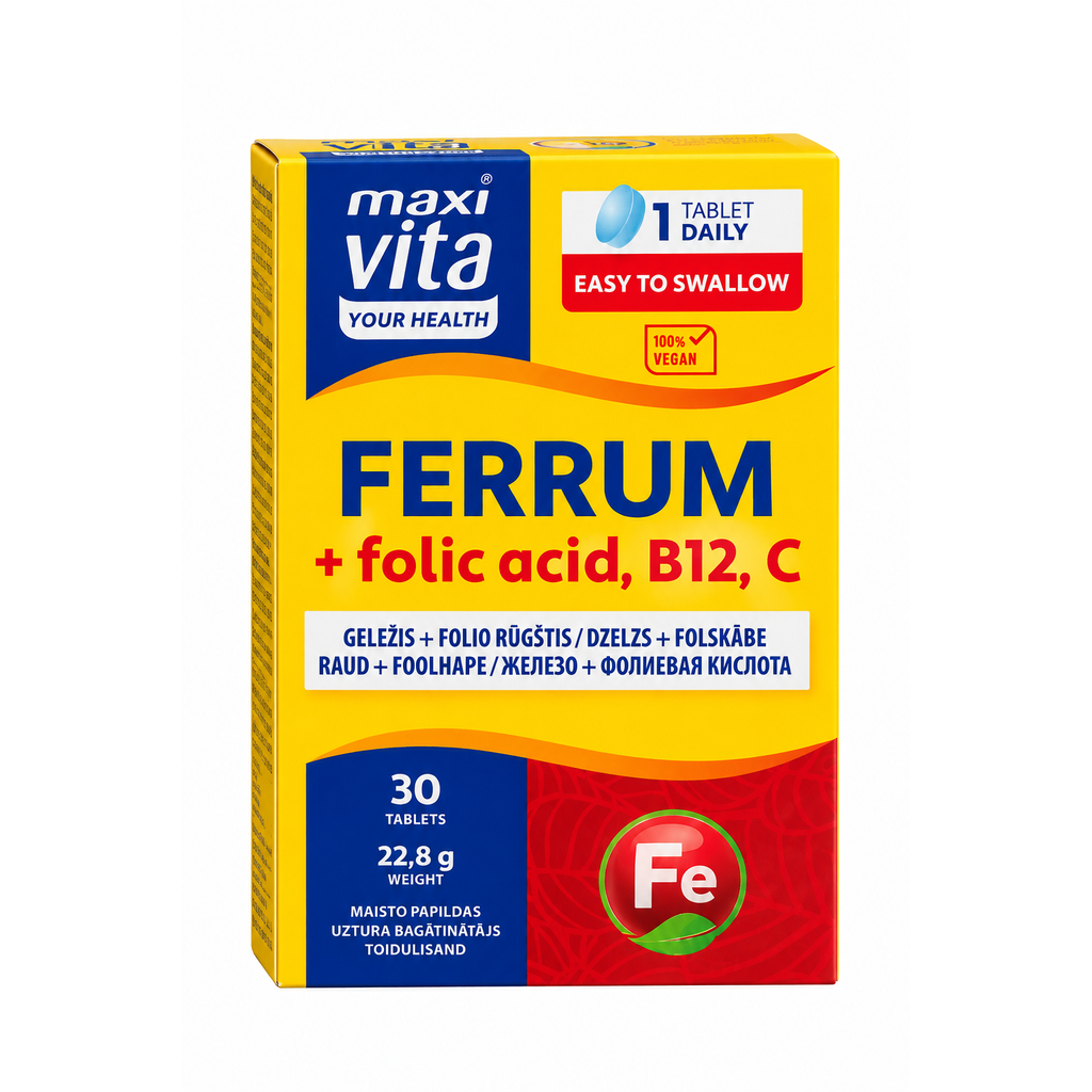 Gold Maxi Vita Ferrum + Folic acid, B12, C