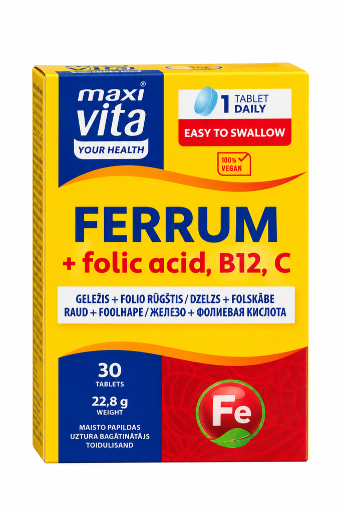 Gold Maxi Vita Ferrum + Folic acid, B12, C
