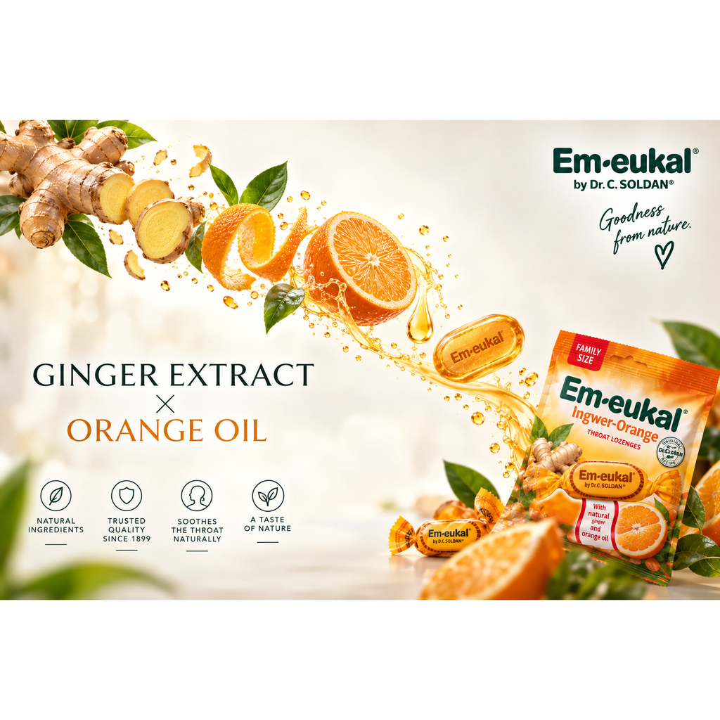 Seashell Em-eukal Ingwer-Orange (Sugar Free)