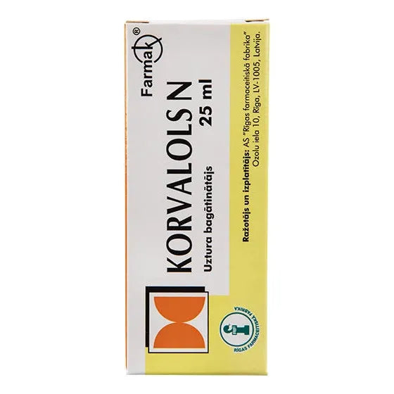 Korvalols N (corvalol), σταγόνες, 25ml – ePharmaCY LTD