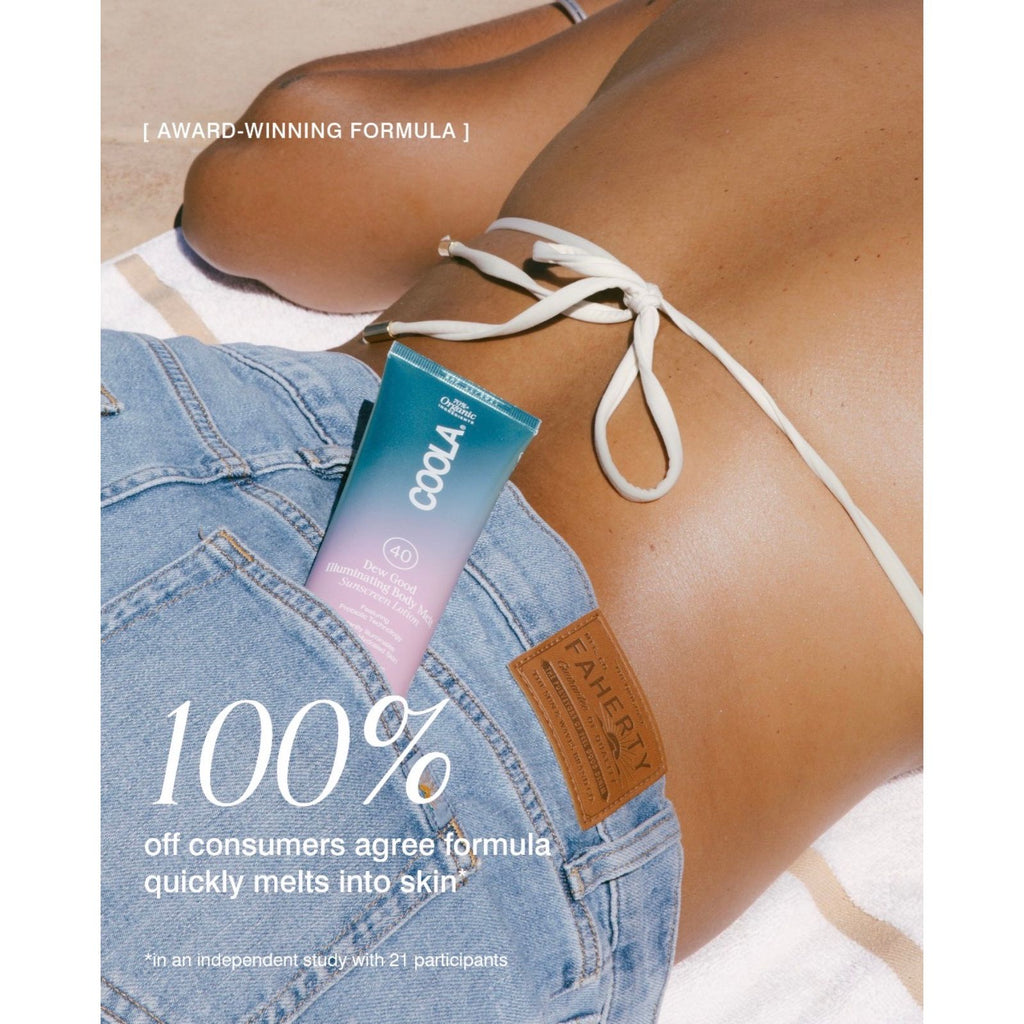 Dark Gray COOLA DEW GOOD ILLUMINATING BODY MELT SPF 30 , 100ML