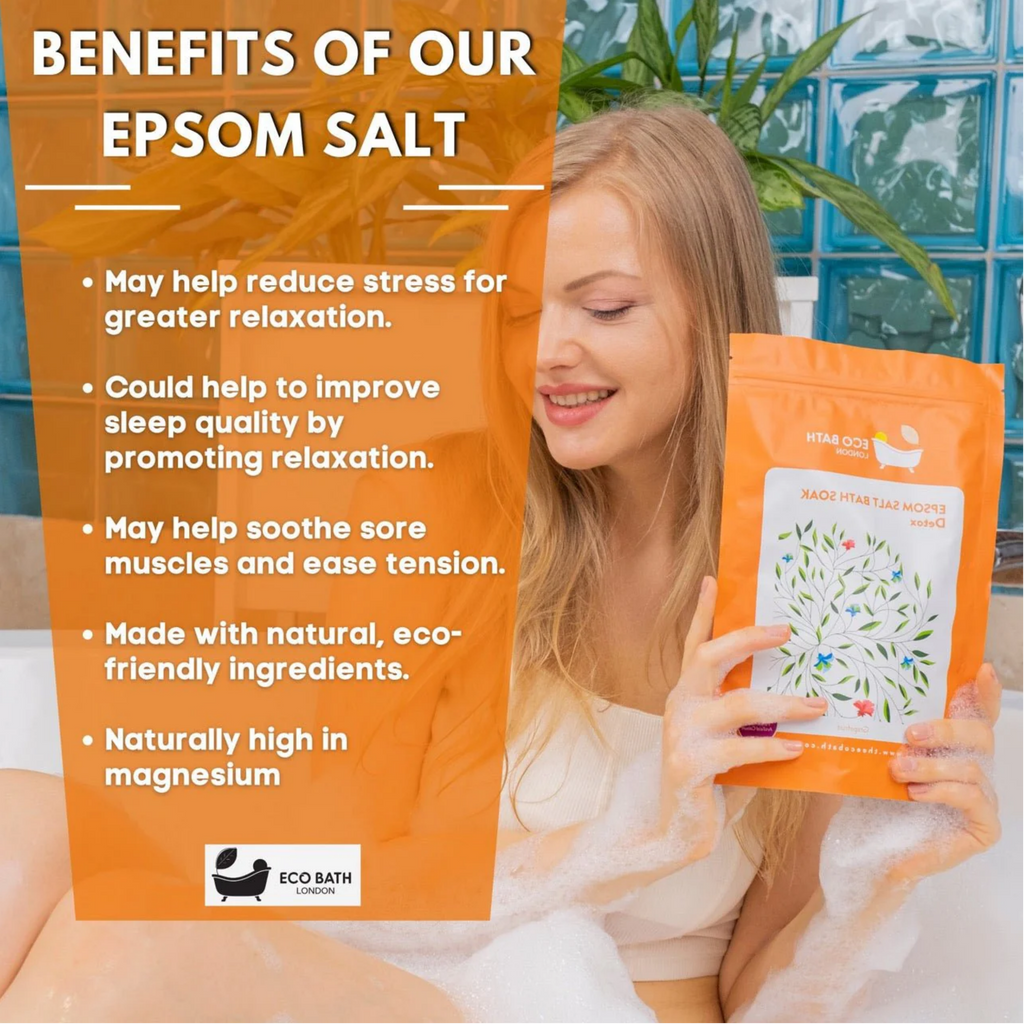 EPSOM SALT BATH SOAK Balance & Calming 1Kg eco bath London  buy in Cyprus online store pharmacy