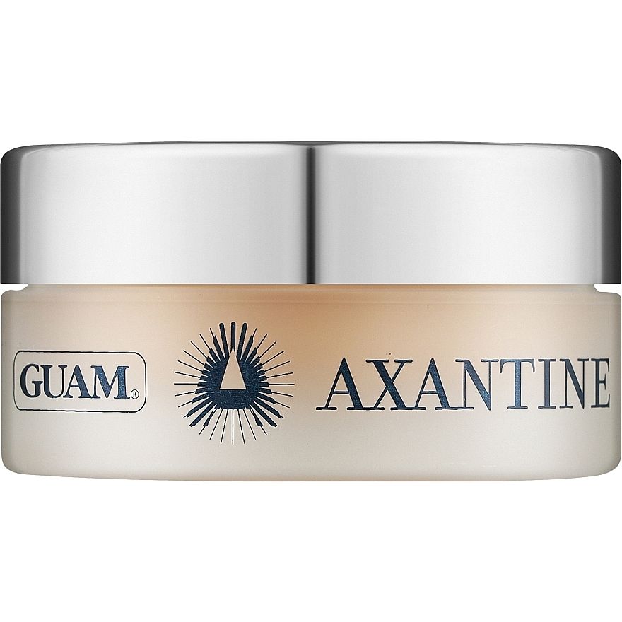 Jar of Guam Axantine cream on a white background