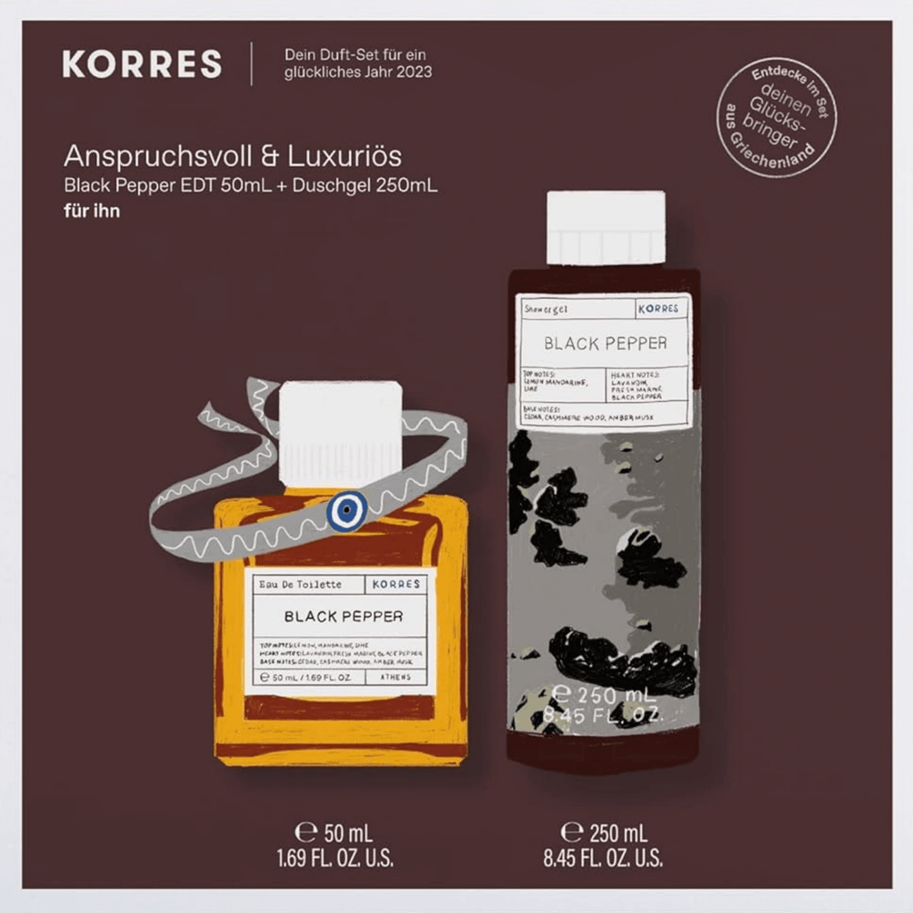 Korres Black Pepper Man Edt, Perfume x 50ml Korres  buy in Cyprus online store pharmacy