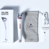 Volume Booster device with packaging and accessories on a white background