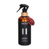 Room scent spray bottle with a black label and red berry design on a white background