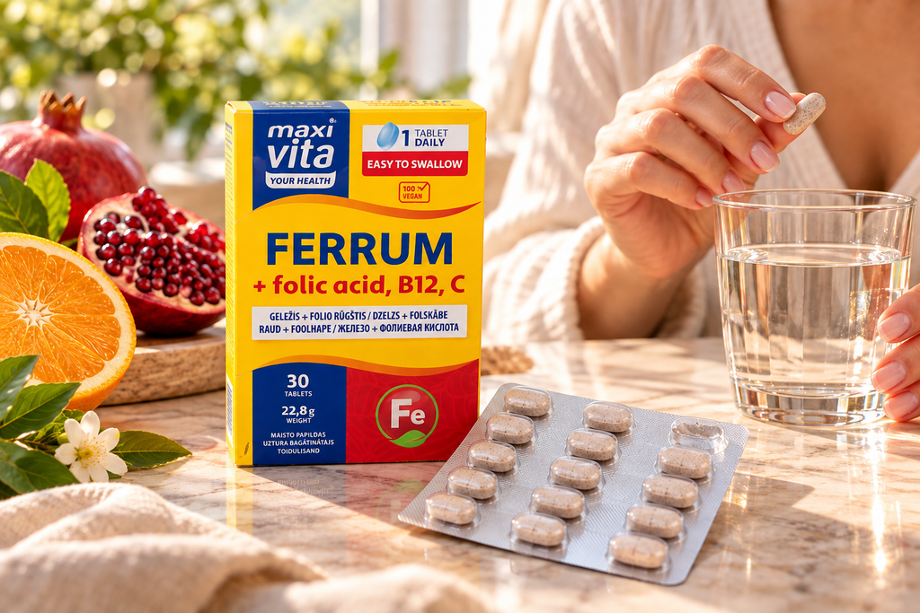Antique White Maxi Vita Ferrum + Folic acid, B12, C