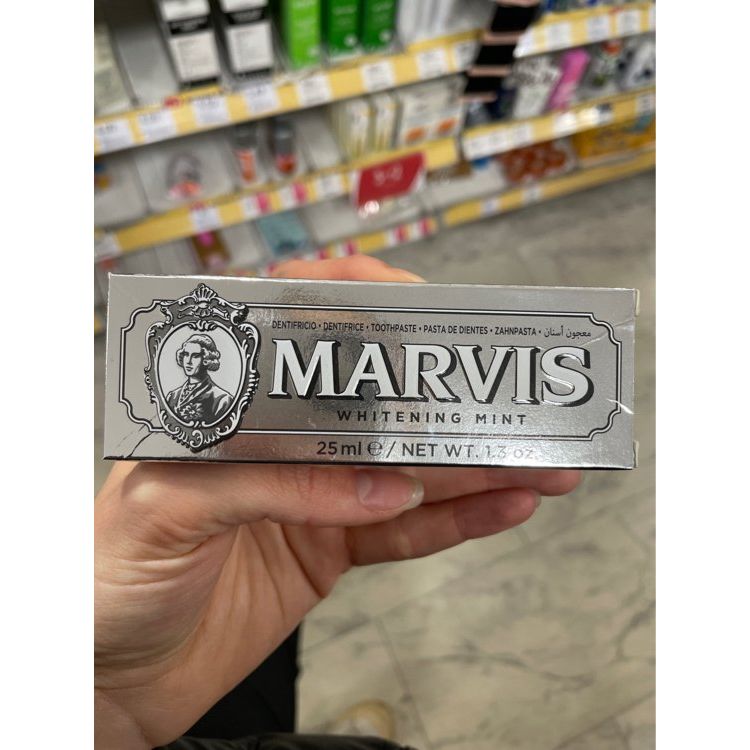 Slate Gray MARVIS Whitening Mint Toothpaste