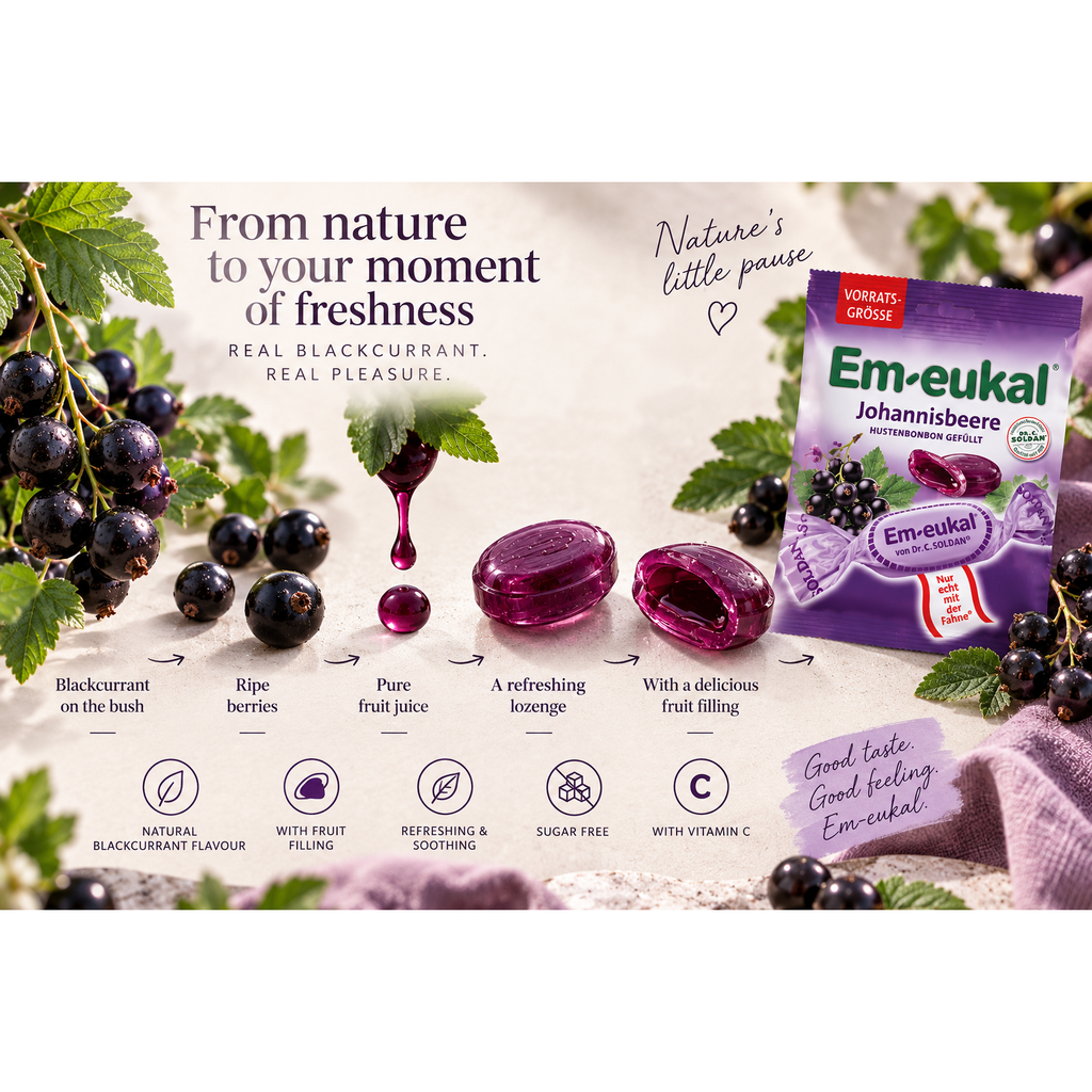Misty Rose Em-eukal Johannisbeere (Sugar Free)