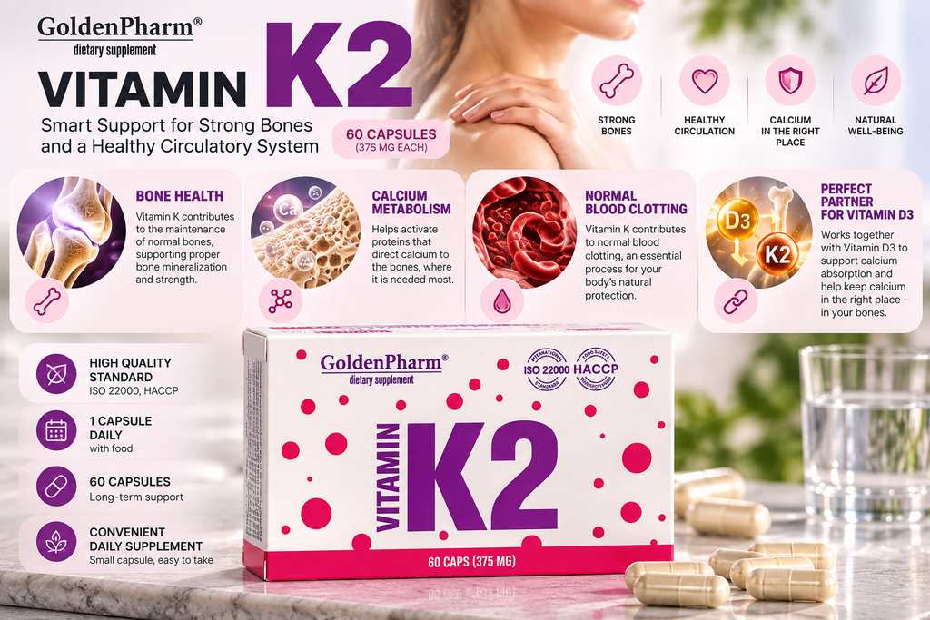 Misty Rose Vitamin K2 (60 capsules)