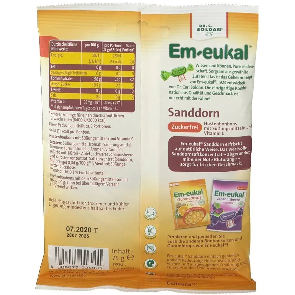 Antique White Em-eukal Sanddorn (Sugar Free)