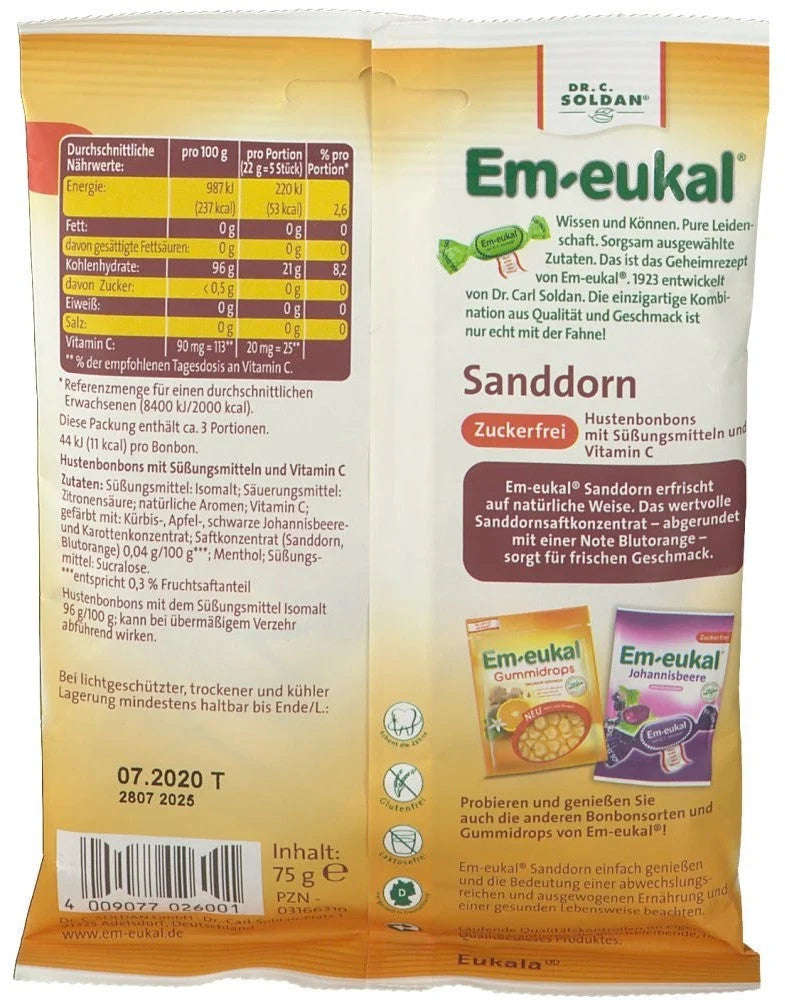 Antique White Em-eukal Sanddorn (Sugar Free)