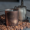 JOIK wax candle on coffee beans
