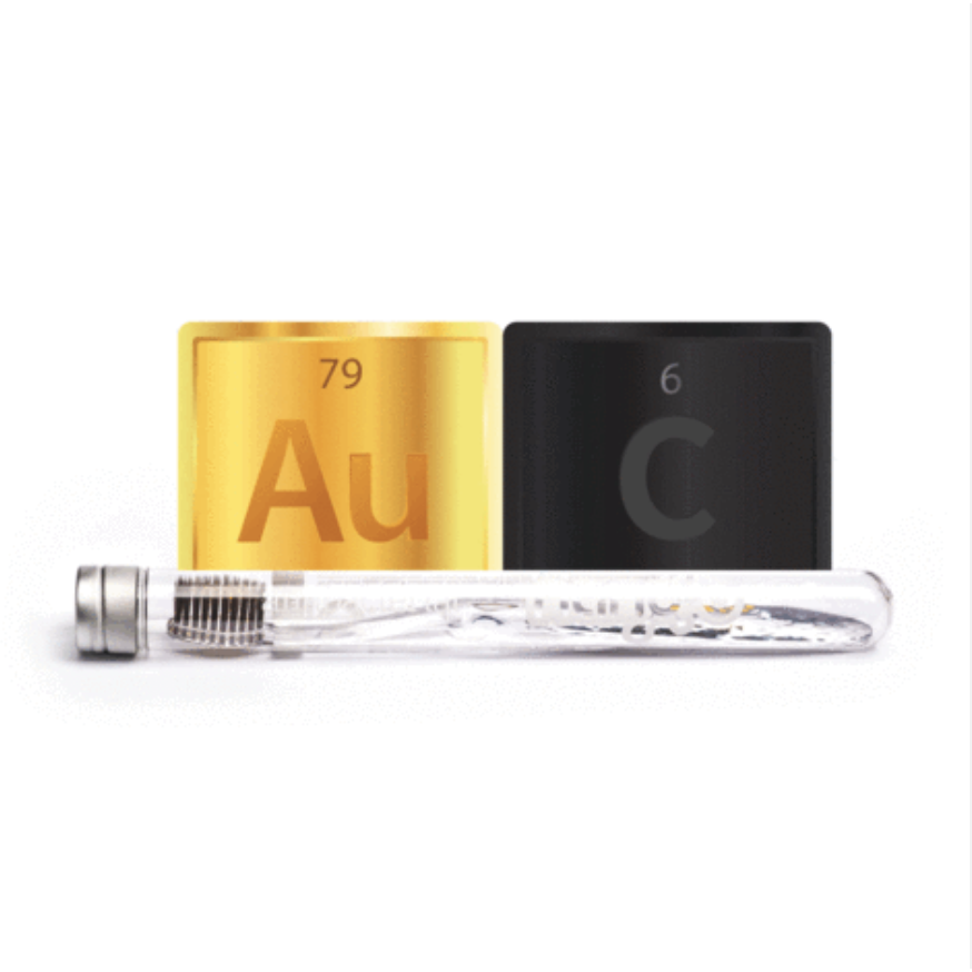 Nano-B Toothbrush Gold & Charcoal