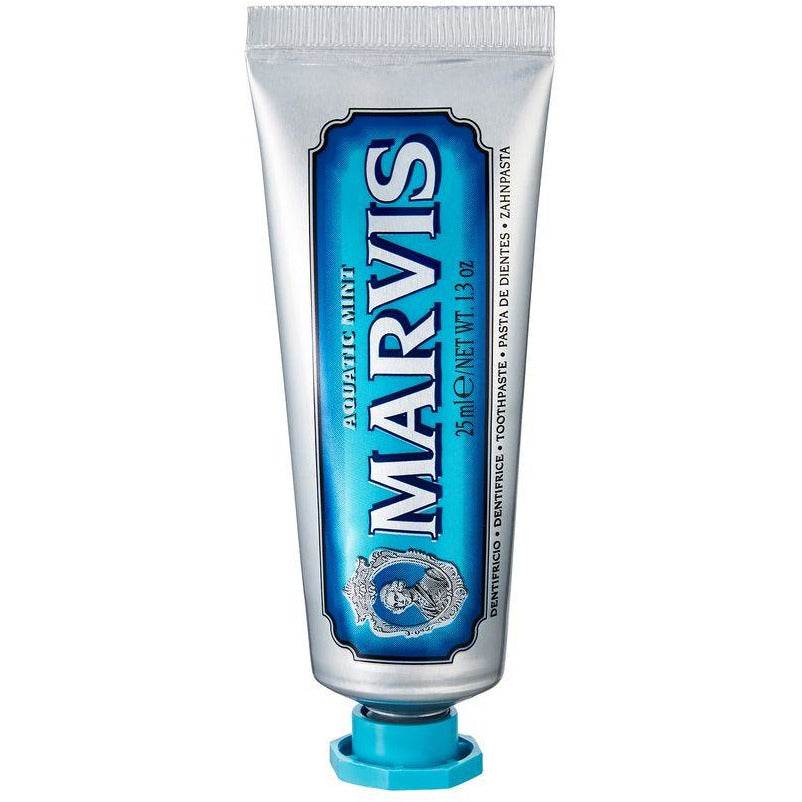 Marvis aquatic mint toothpaste tube